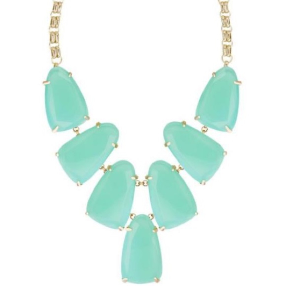 Kendra Scott Harlow Necklace in Chalcedony Green